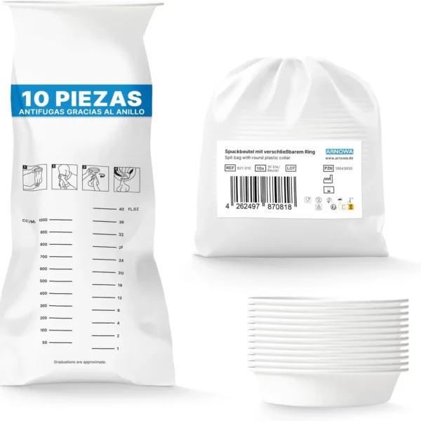 25x ARNOMED bolsas vómito carro crianças