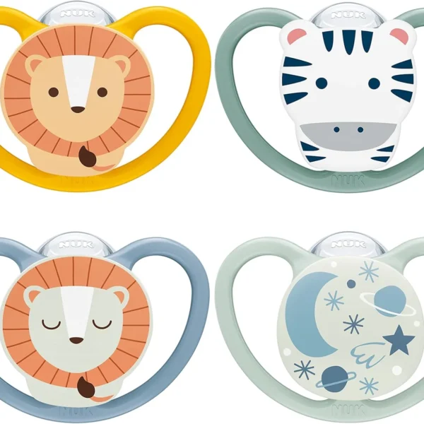 NUK Space Day & Night chupeta | 0-6 meses