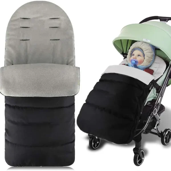 Auvstar Saco para carrinho de passeio, saco polar universal de inverno
